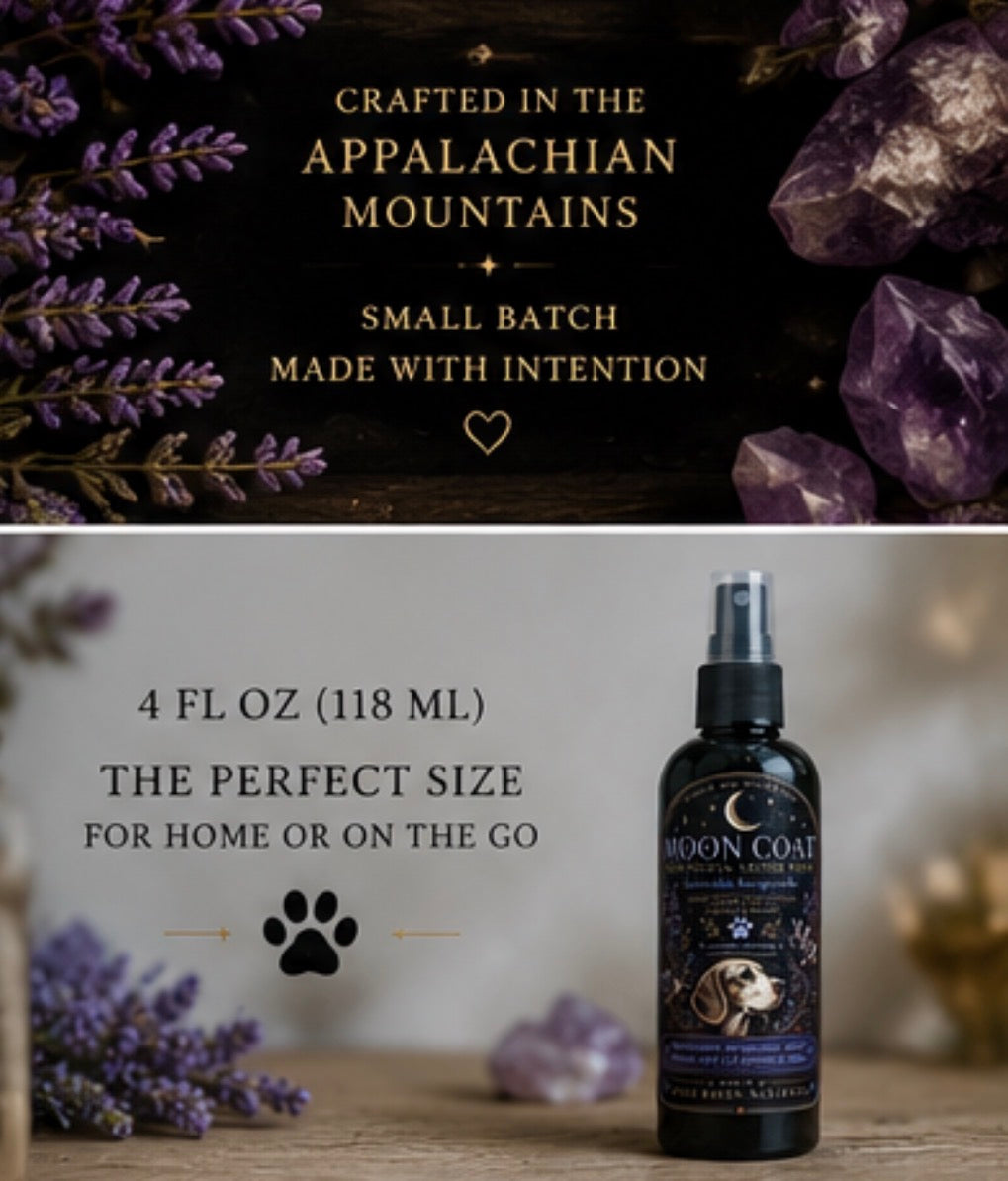 Moon Coat Herbal Detangling & Shine Mist for Dogs