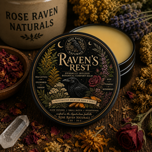 Raven’s Rest Herbal Comfort Balm | Botanical Body Balm for Muscles & Everyday Aches