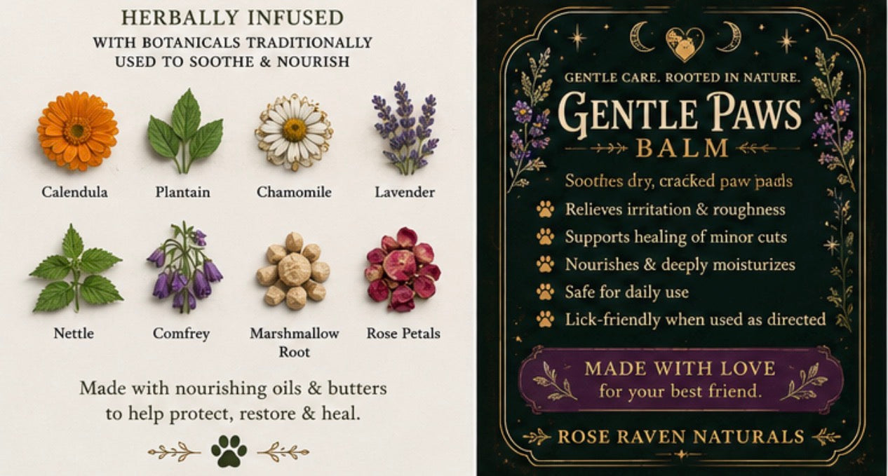 Gentle Paws Herbal Paw & Nose Balm for Dogs