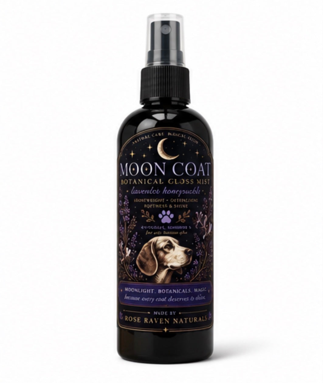 Moon Coat Herbal Detangling & Shine Mist for Dogs